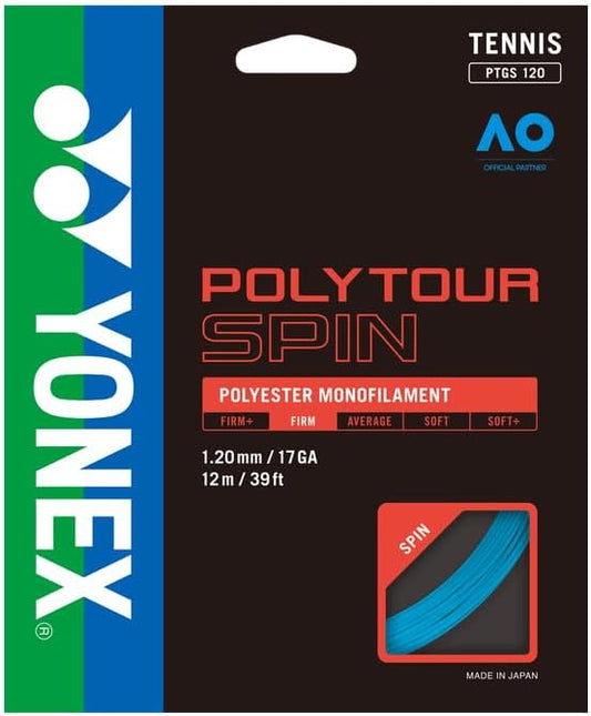 Yonex Poly Tour Spin 16LGA / 1.25 mm (Blue)