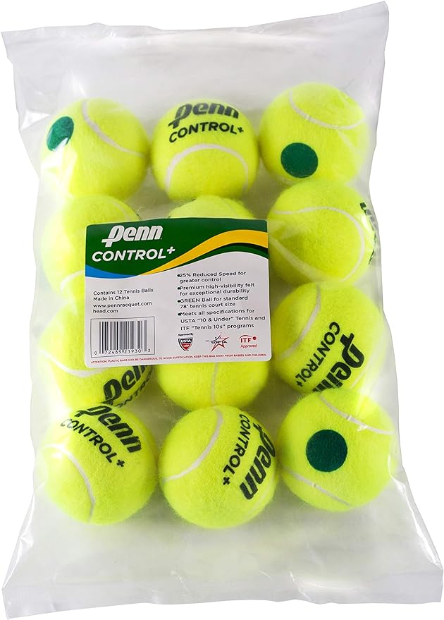 Penn Control Plus Green Dot - 12 Ball Poly Bag