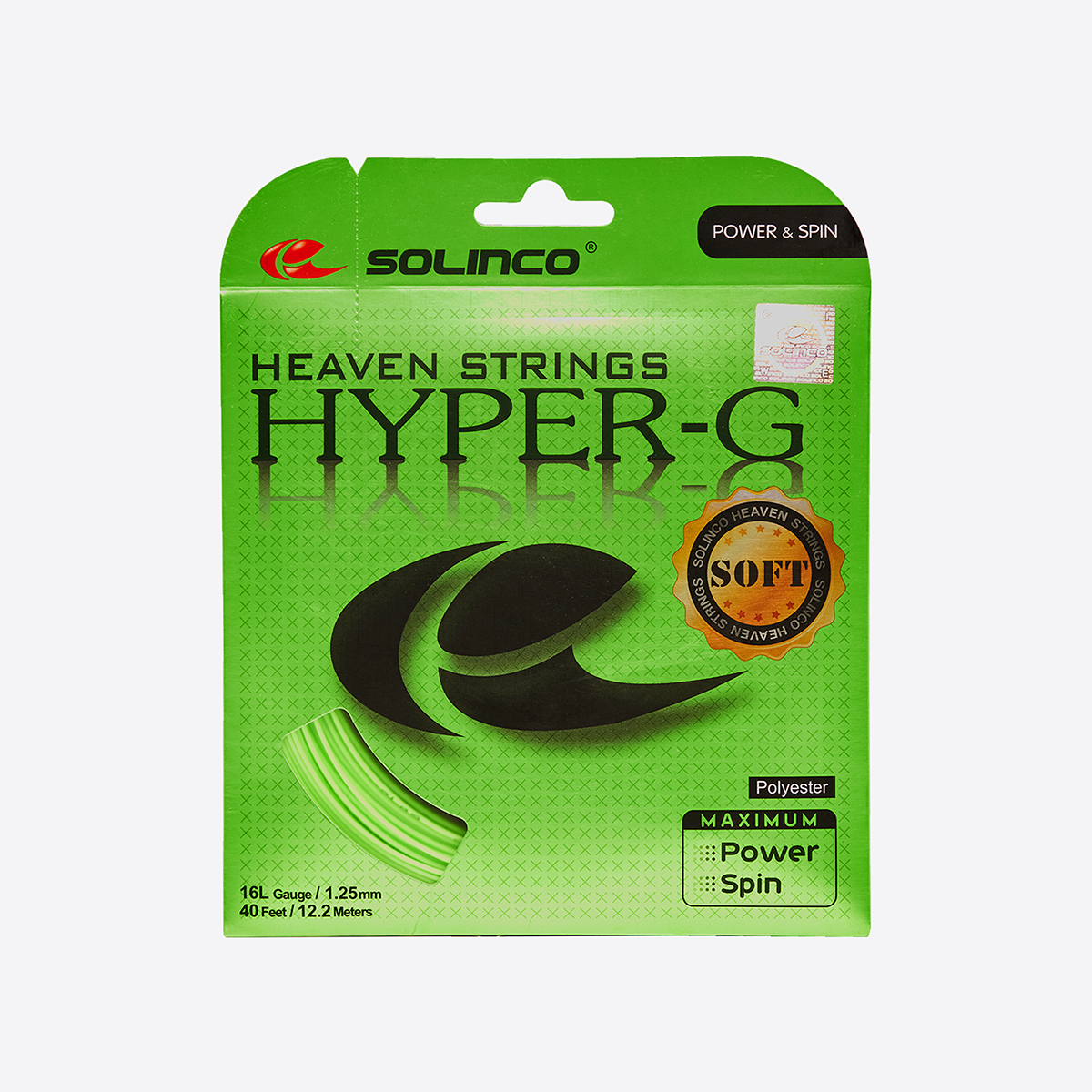 Solinco Hyper-G Soft 17GA/1.20 mm (Bright Green)