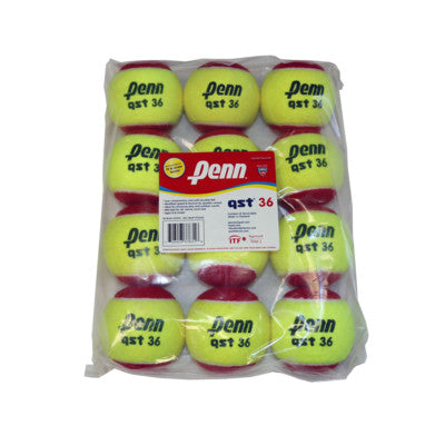 Penn Quick Start Tennis 36 Felt - 12 Ball Poly Bag – Kinetic Racquet Sports