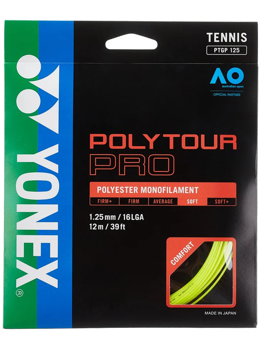 Yonex Poly Tour Pro 16LGA / 1.25 mm (Flash Yellow)